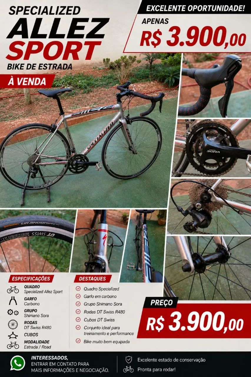Bicicleta road speed Specialized 