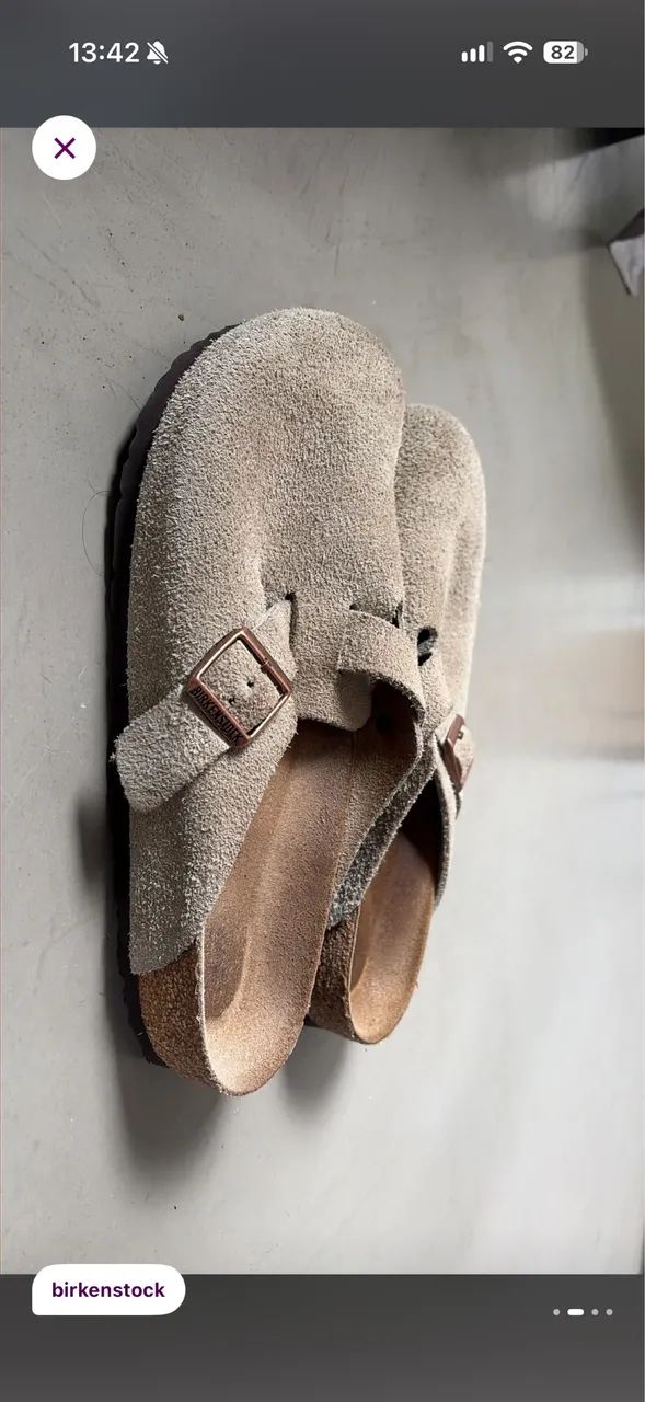 Birkenstock Boston Clogs Bege