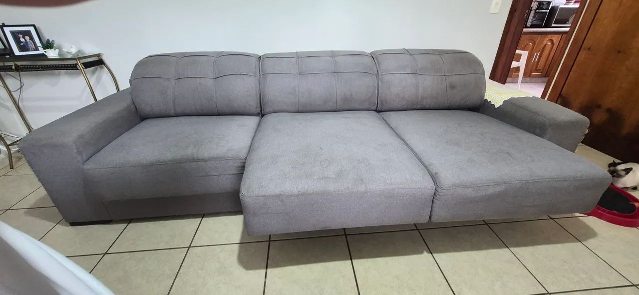 Vendo sofá retrátil e reclináveis usado - Foto 3