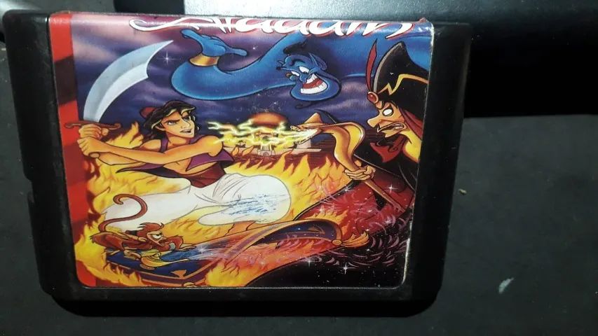 Aladdin Mega Drive com CX de locadora  - Foto 5