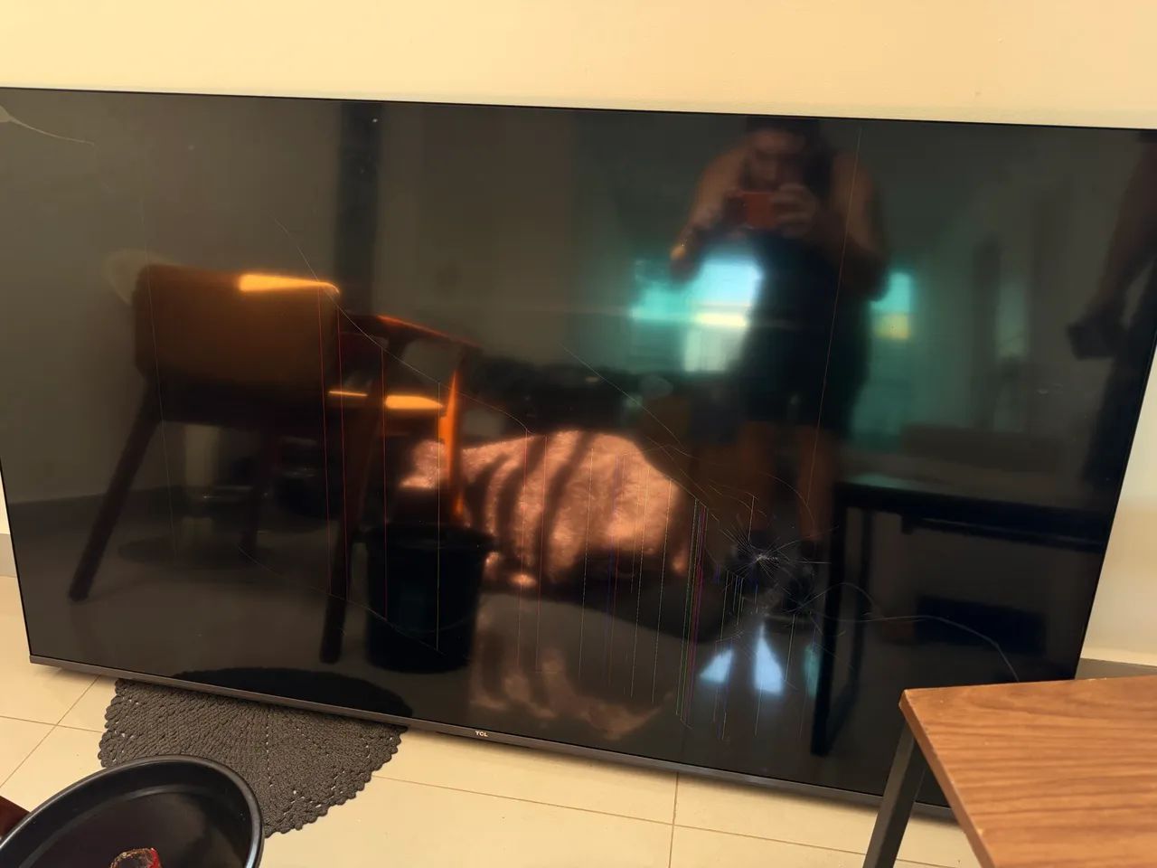 Tv TCL Smart com defeito ( tela trincada) - Foto 3