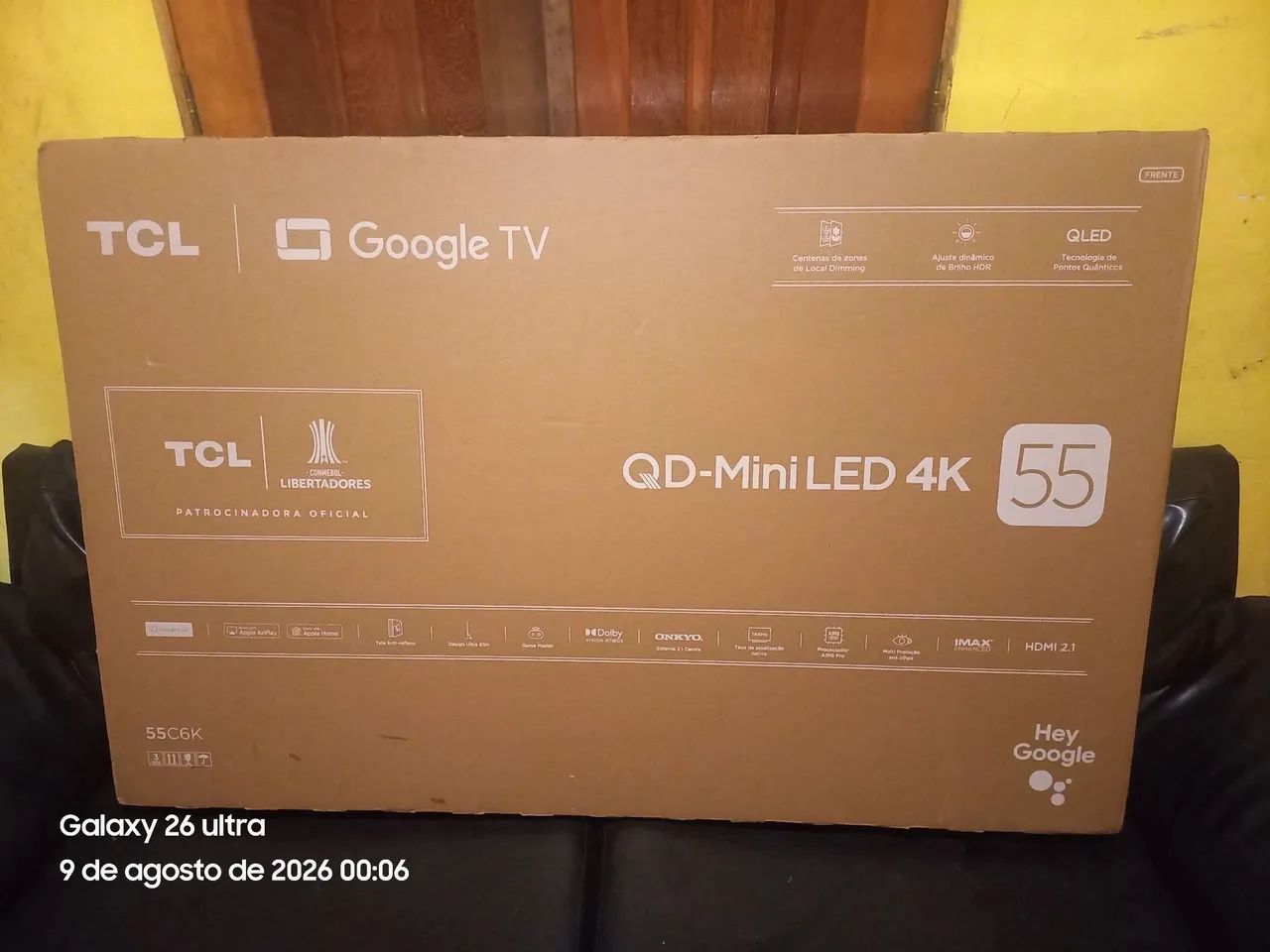 Tv tcl 55 polegadas lacrada nova 2200 