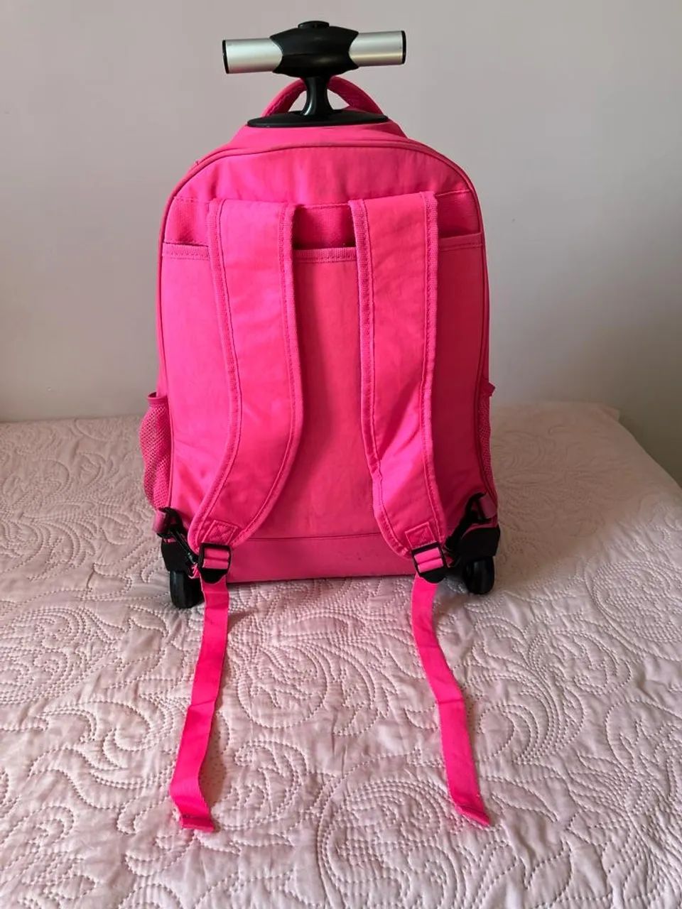Mochila de Rodinhas Paul Frank Pink (Original) - Foto 5