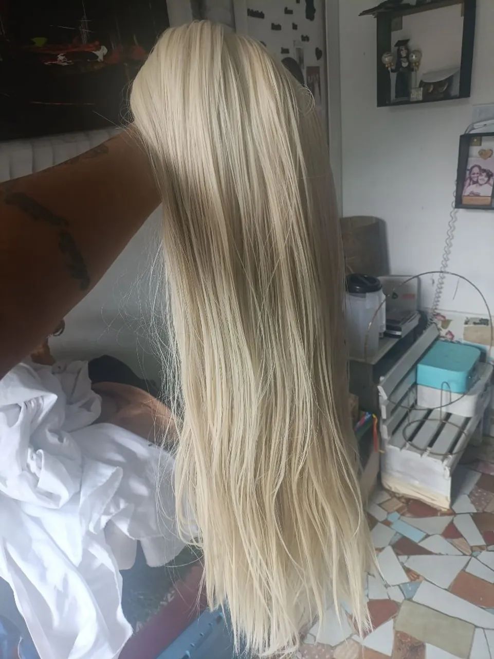 CABELO SINTÉTICO LISO NUNCA USADA  - Foto 3