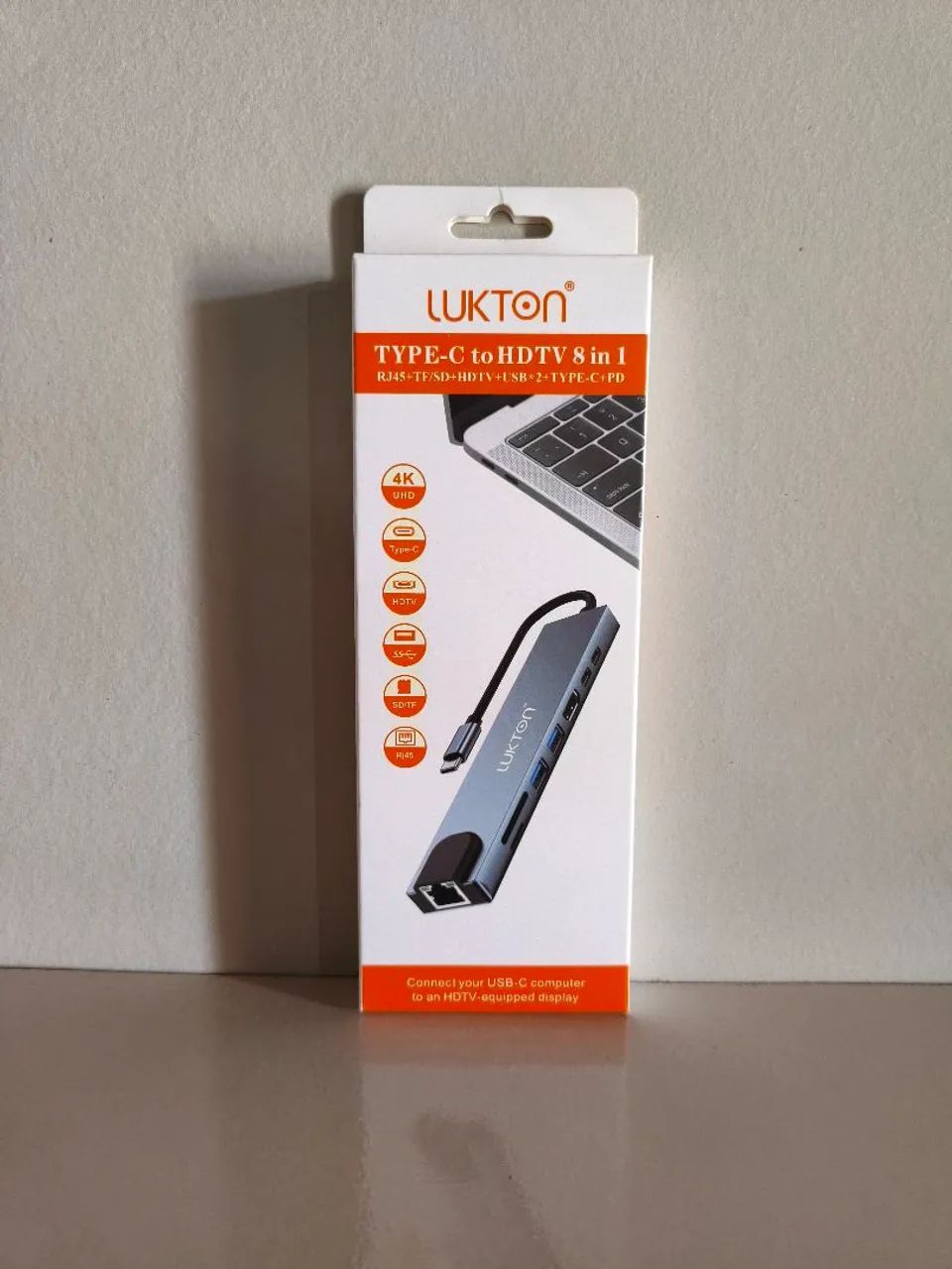 Hub USB Adaptador 8 em 1 para Celular e Notebook - HDMI, USB e Múltiplas Conexões - Foto 4