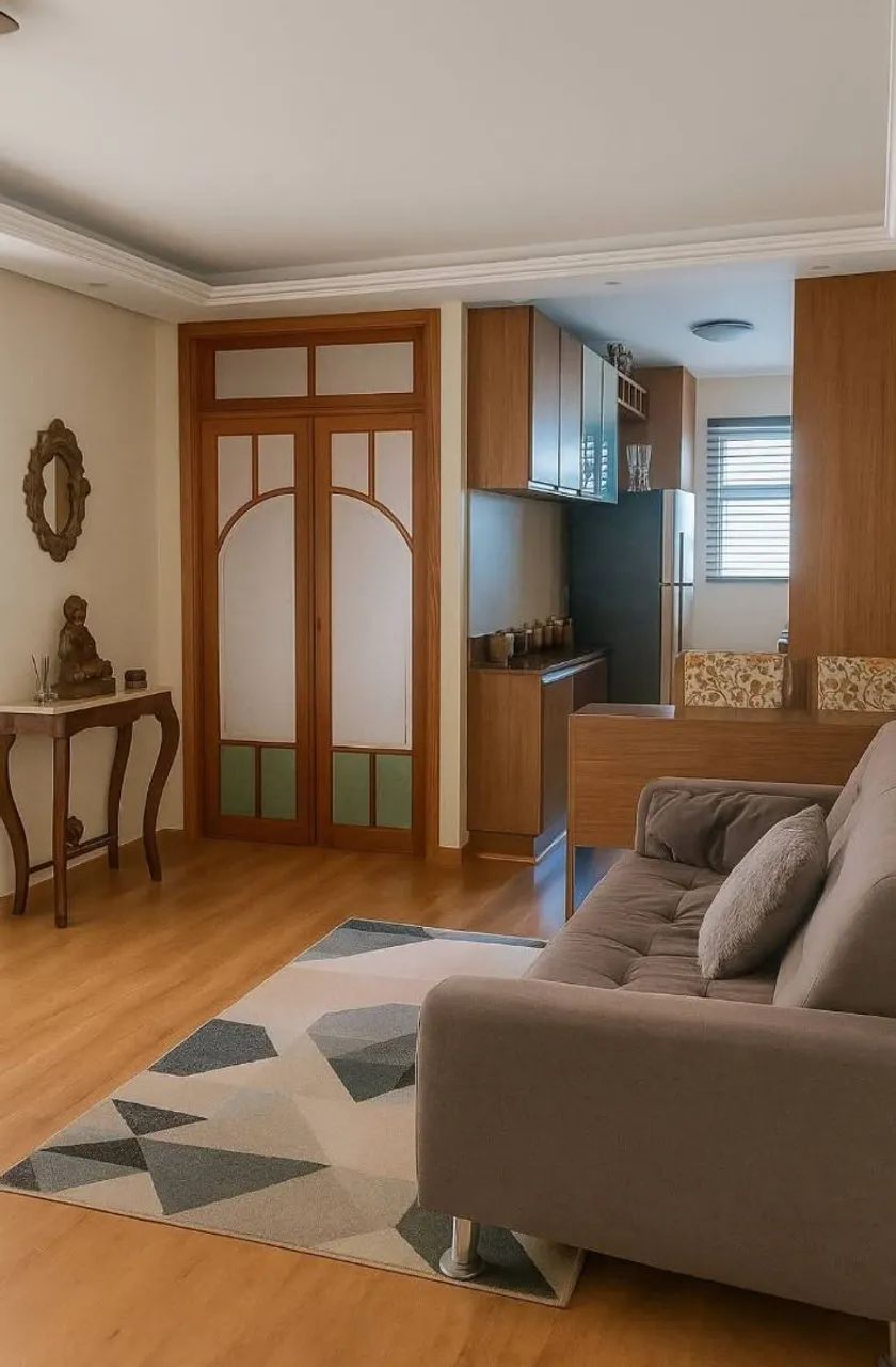 Apartamento semi mobiliado - Diferenciado 