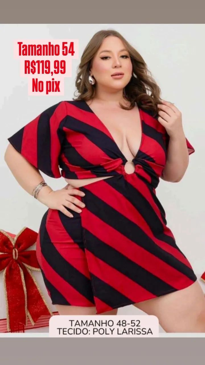 Vestido plus tam54perfeito novo