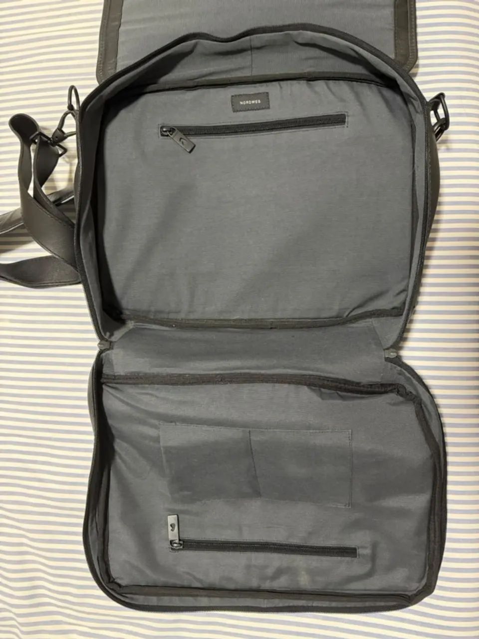  Pasta de couro masculina para notebook Workday Nordweg  - Foto 2