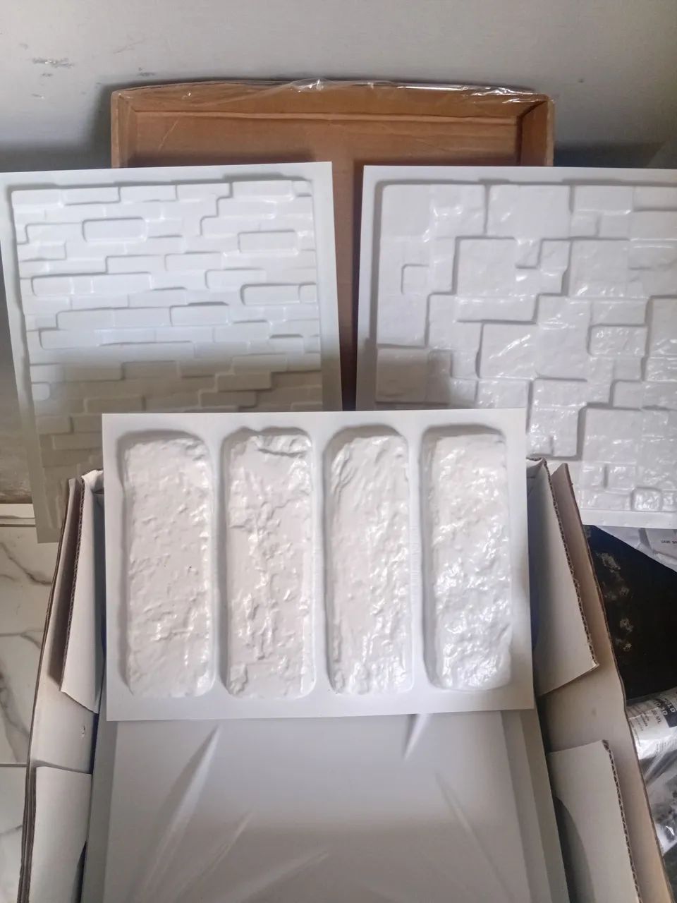 10 Formas de Gesso 3D e 3 Desmontantes