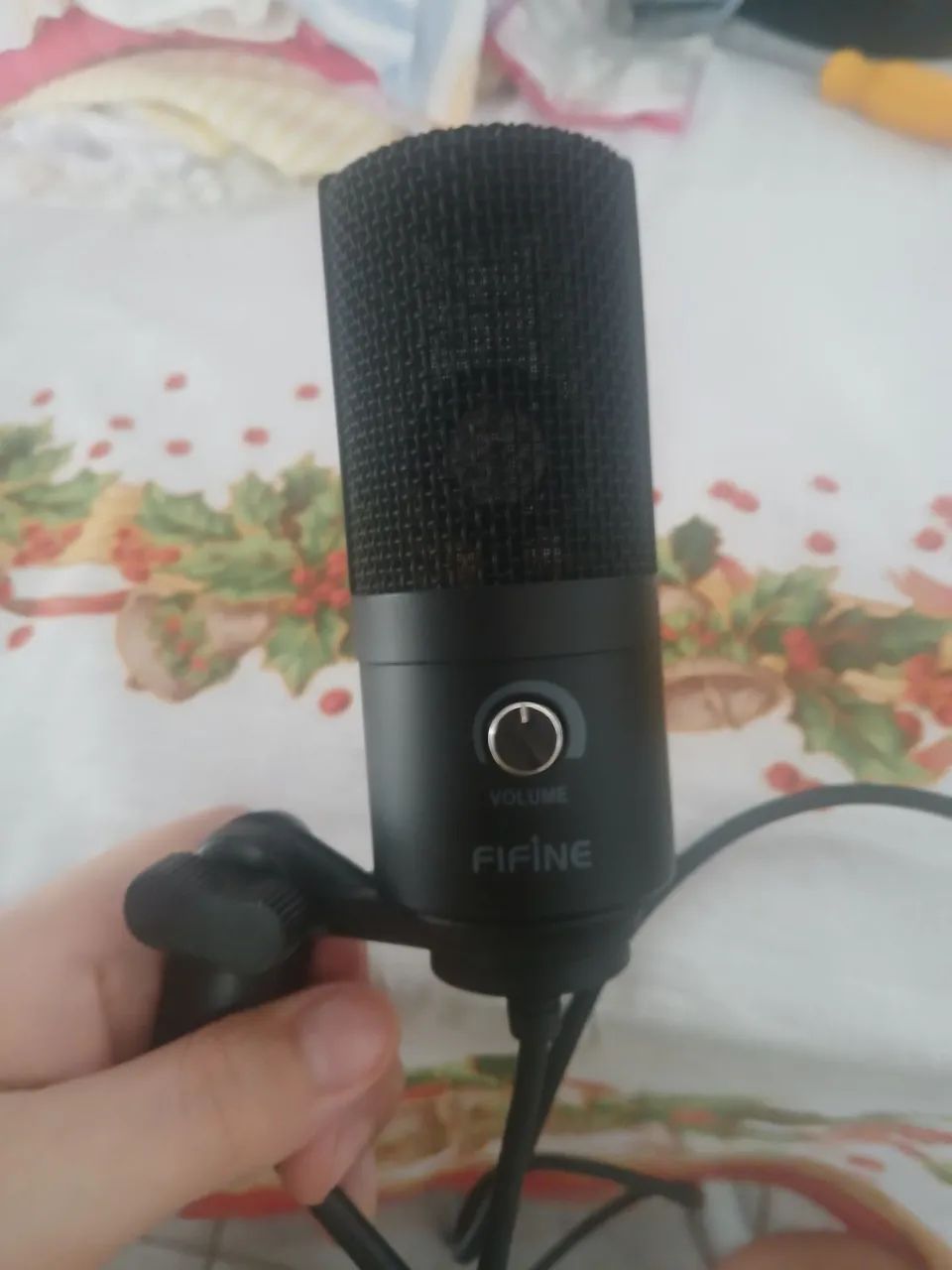 Microfone fifine USB condensador 