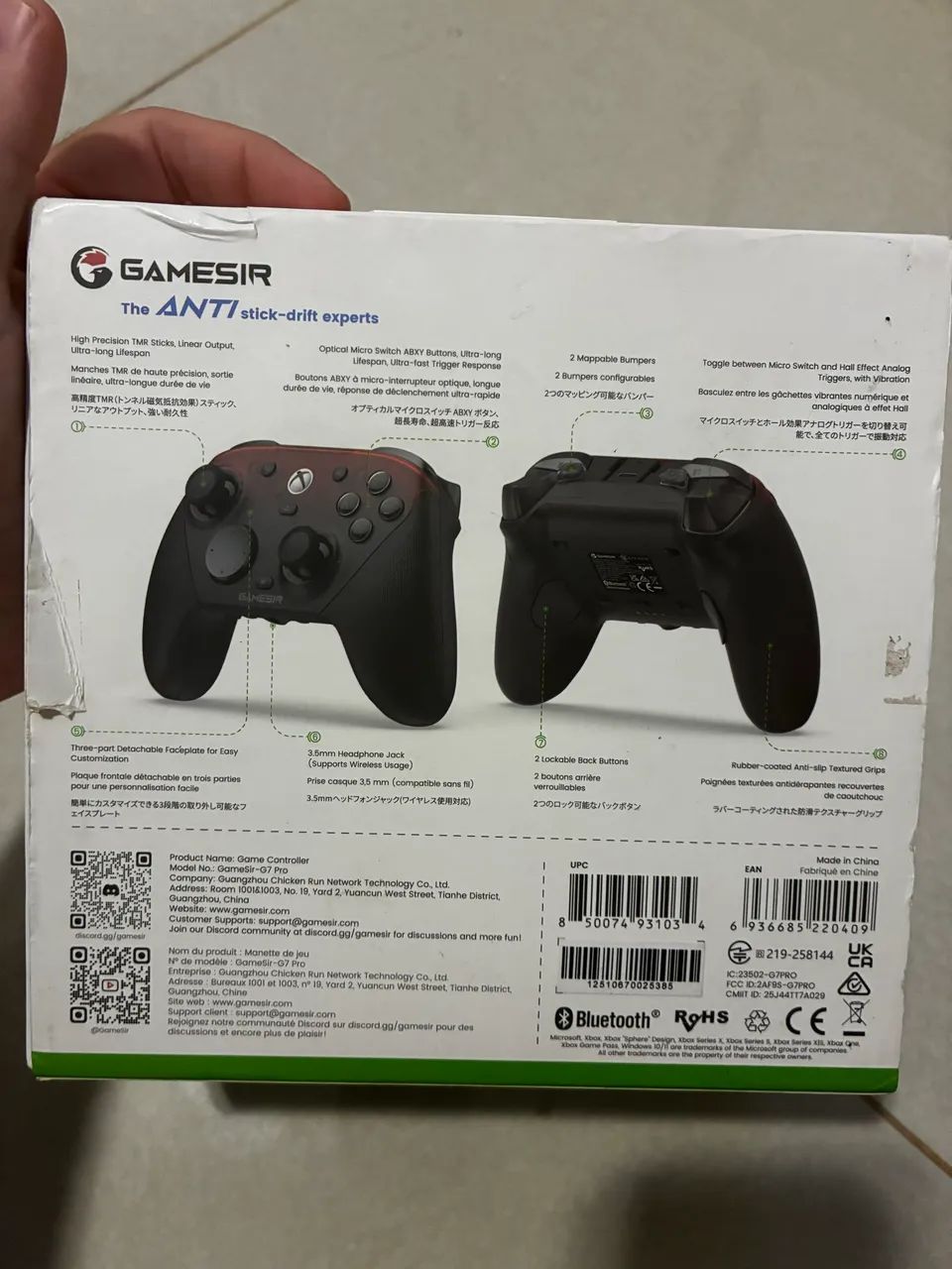 Controle Gamesir G7 Pro Compatível Com Xbox Pc Android Com Dock Hall Rgb Tri-Mode - Foto 4