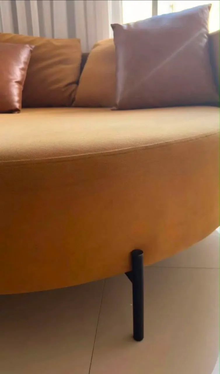 Sofá Chaise redondo + almofadas  - Foto 3