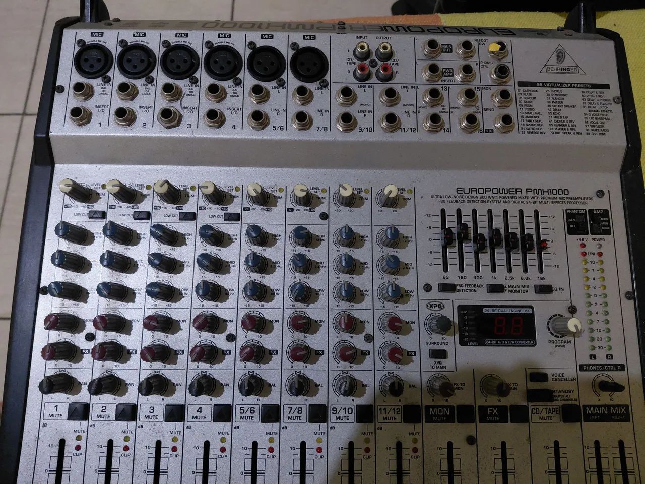 MESA SOM EUROPOWER PMH1000 BEHRINGER - Foto 2