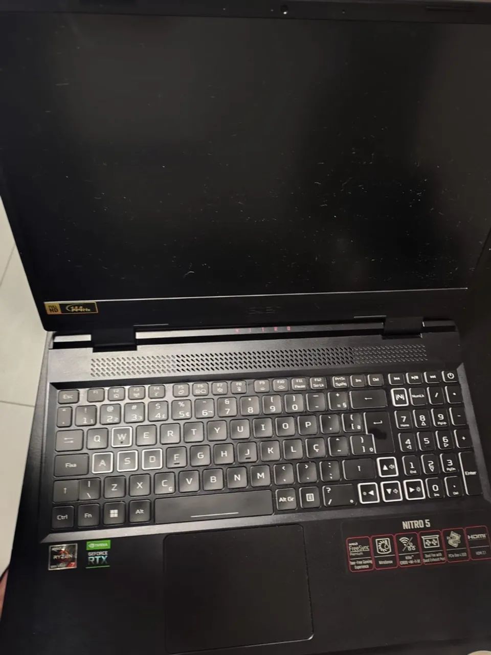 Notebook Acer Nitro 5 AN515 Para Retirada de Peças