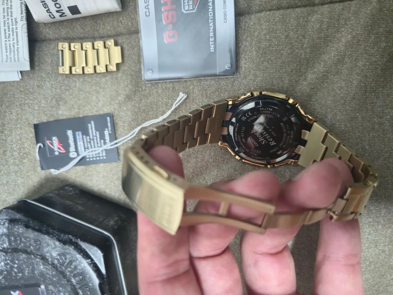 Relogio Casio G-SHOCK GM-B2100GD-9ADR Bluetooth e Tough Solar - Foto 3