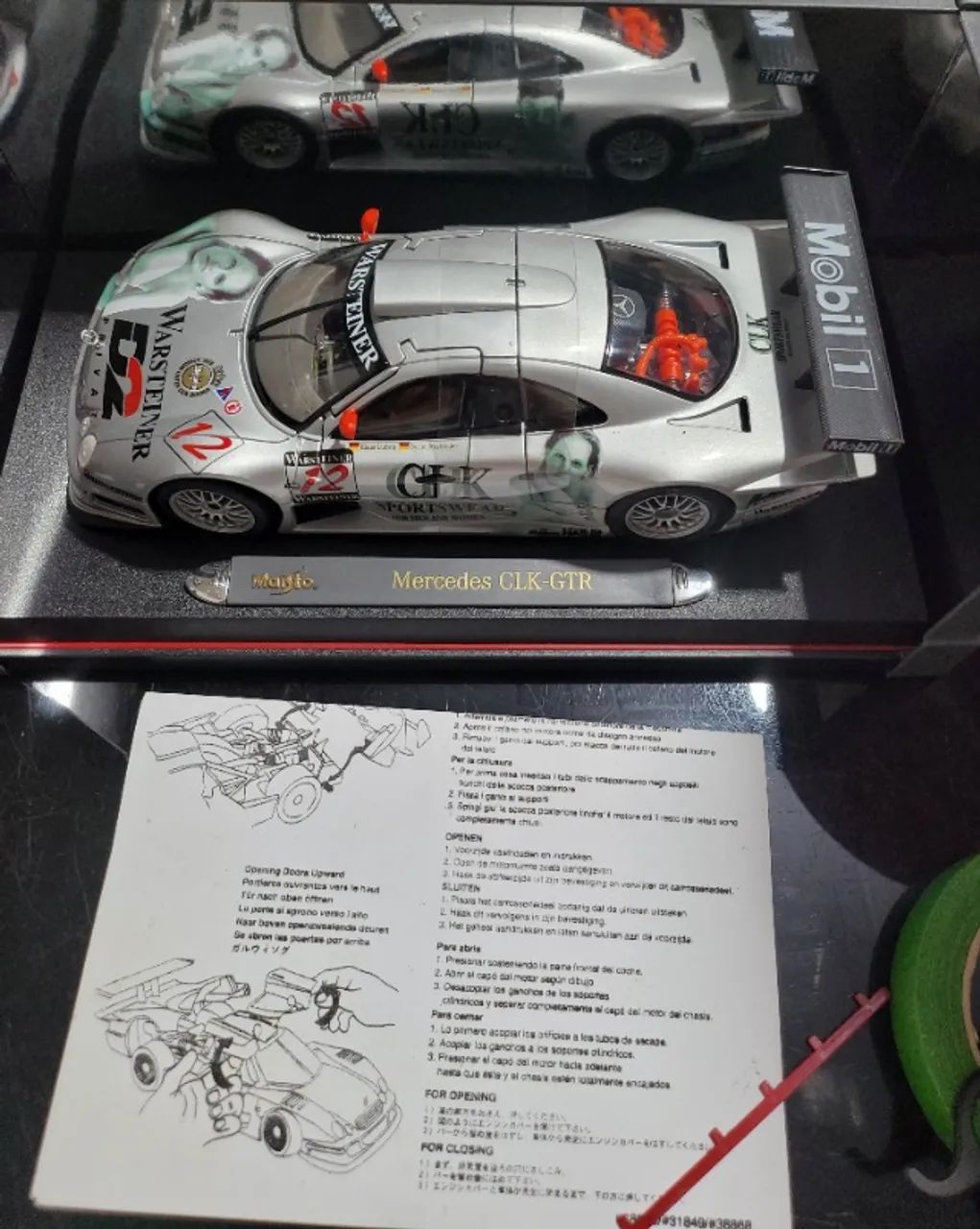 Miniatura 1:18 Mercedes CLK GTR Maisto - Hobbies e coleções