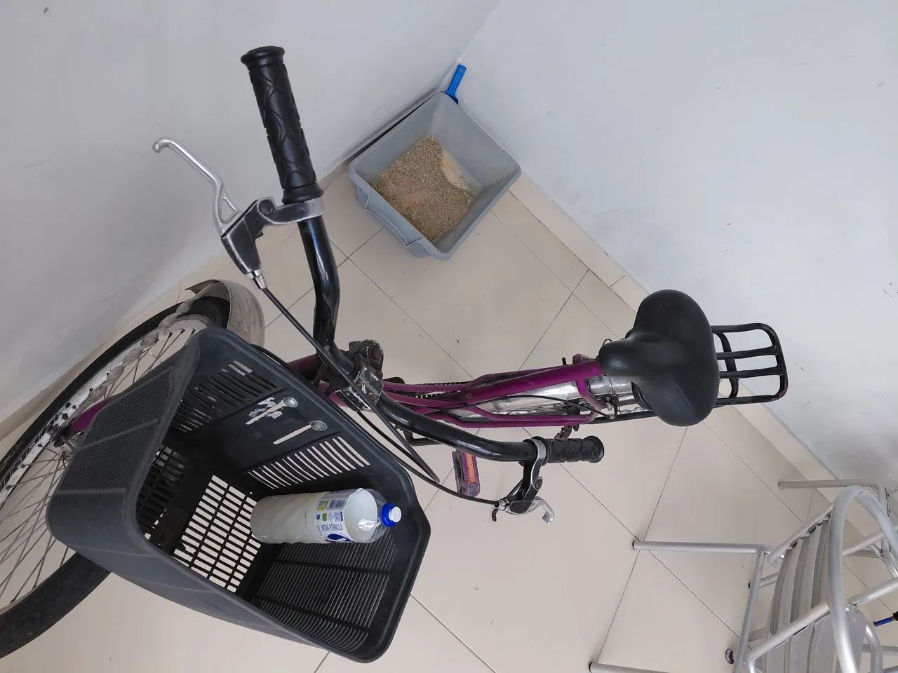 Bicicleta  roxa