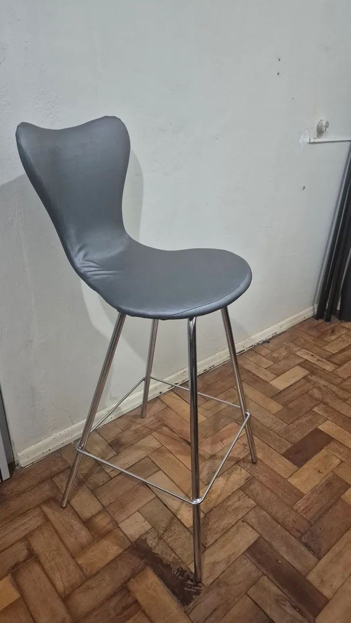 Banqueta alta com encosto  - Foto 4