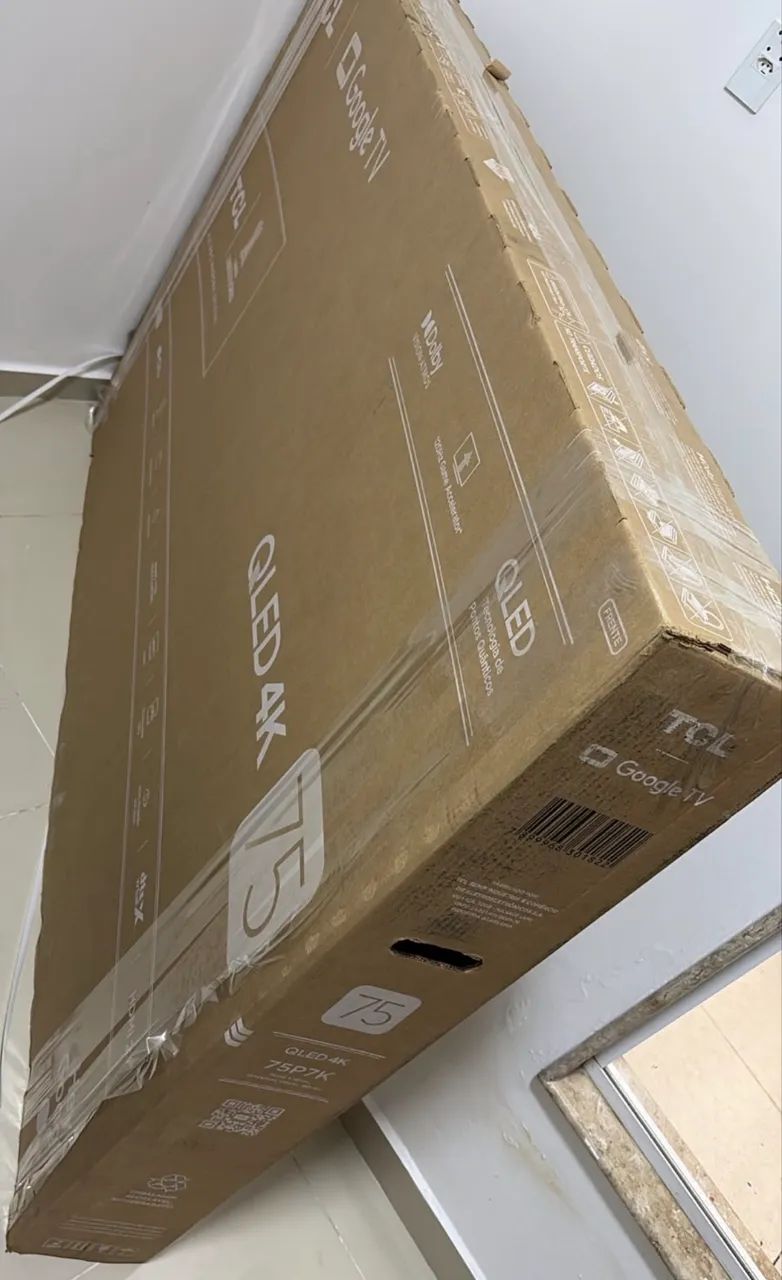 Smart Tv TCl 75 polegadas NOVA