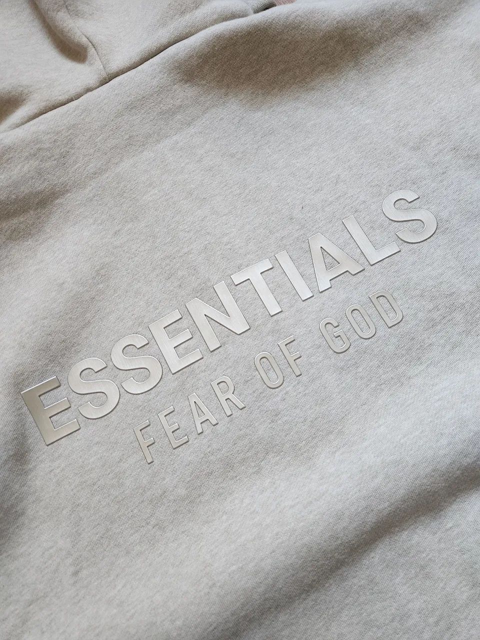 Fear Of God Essentials Grey Double Zip Hoodie - Roupas