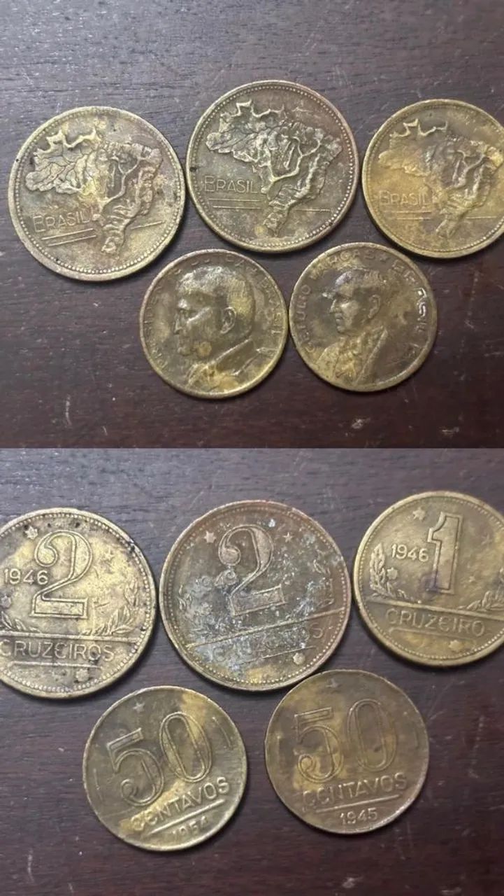 Coleção de Moedas antigas anos 40 a 2001 - Foto 2