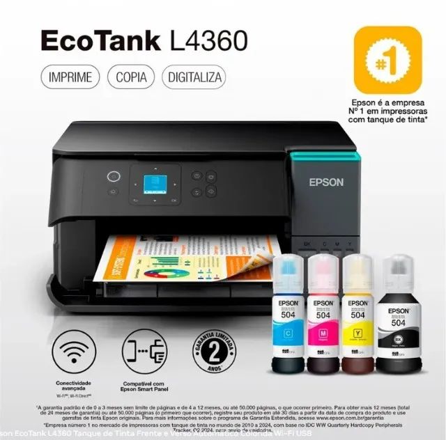 Impressora Espon l4360 Nova 