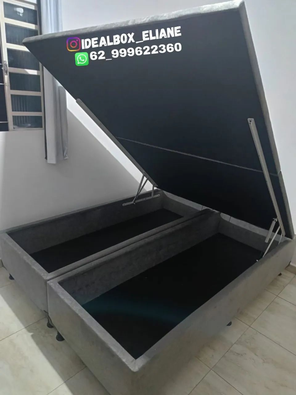 Box baú Queen / Ideal para ter mais espaço. - Foto 4
