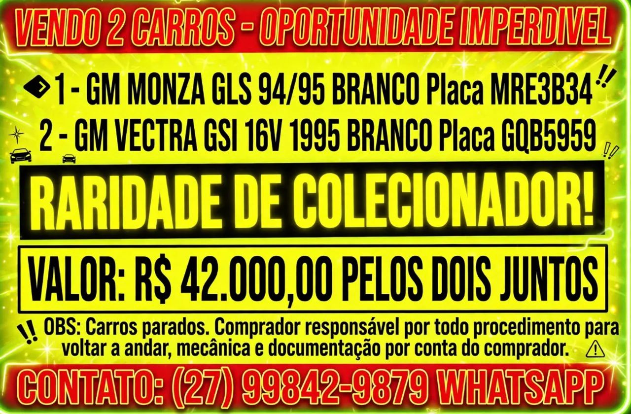 Chevrolet Monza GLS/ Hi-tech 2.0 EFI 2P E 4P 1995