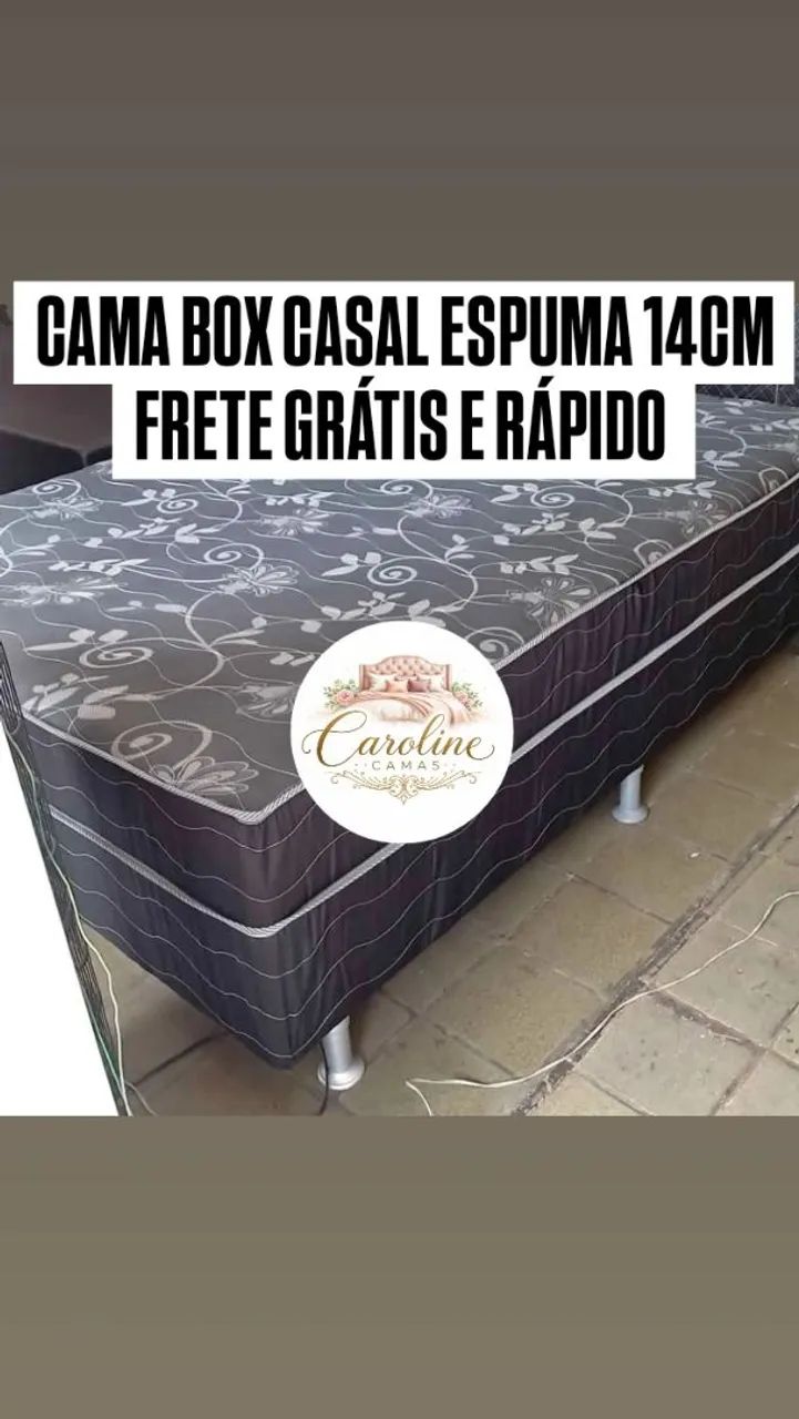 Cama box - frete rápido ( Espuma 14cm Celada) - Foto 2