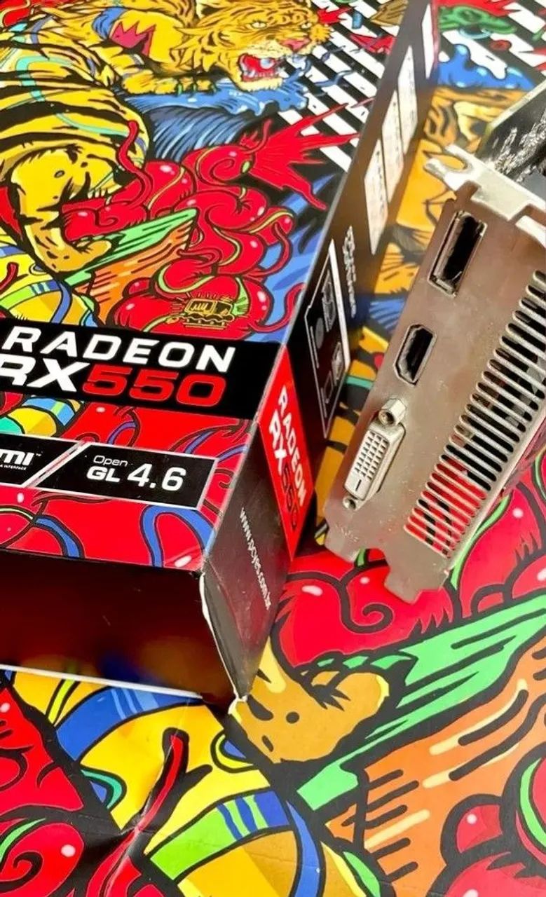 Placa video rx 550 4gb radeon - Foto 2