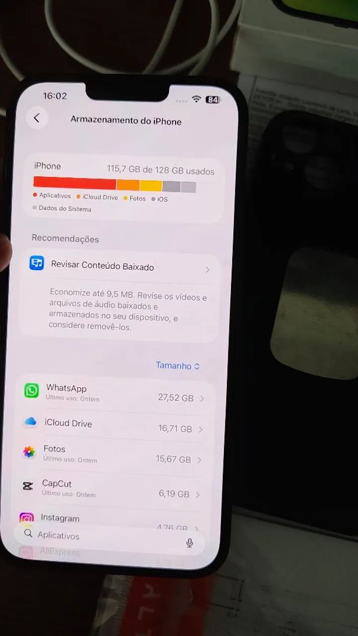 iPhone 14 Plus 128GB Meia Noite Original Completo - Foto 5