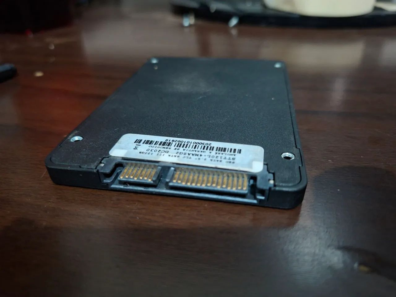 SSD 120GB SATA 3 2.5 Polegadas 96% Saude Apens 141 Horas de Uso - Foto 2
