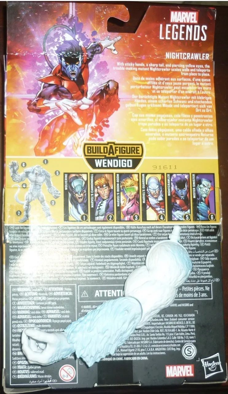 Peça Baf Braço Esquerdo Marvel Legends Hasbro Wave Wendigo - Foto 2