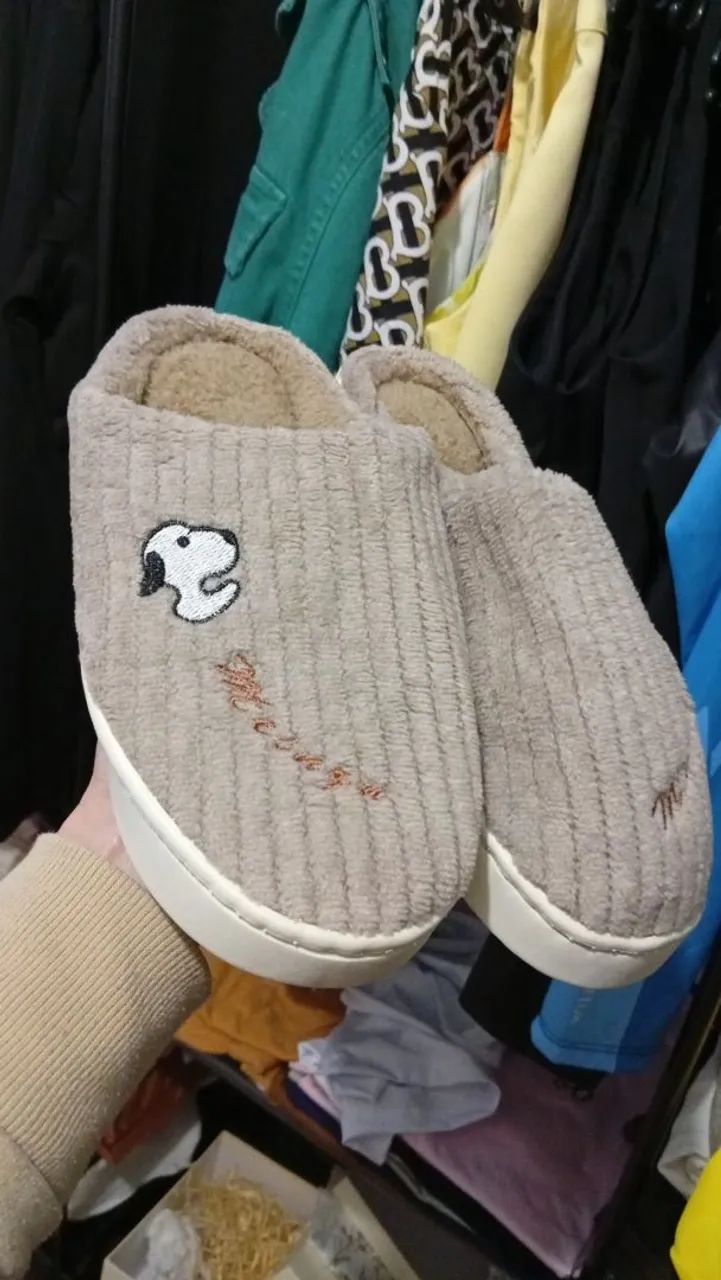 Pantufinha chinelo quentinhos - Foto 4