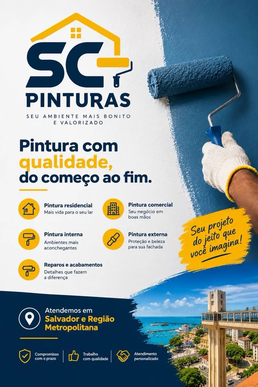 Serviços de pintura em geral 