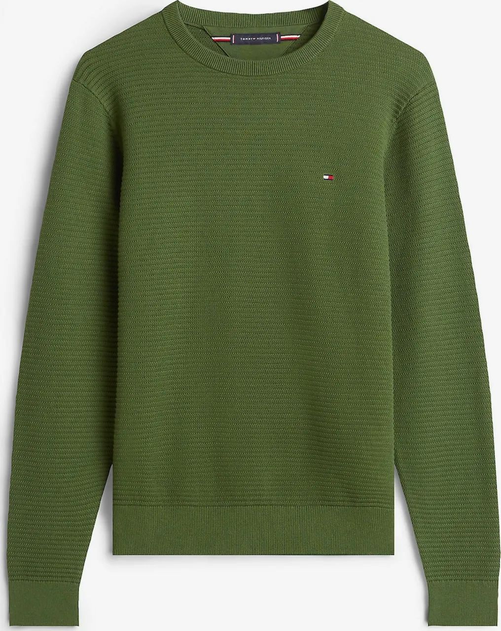 Suéter Tommy Hilfiger Cotton Knit Lightweight Crewneck Sweater Pullover - Foto 2