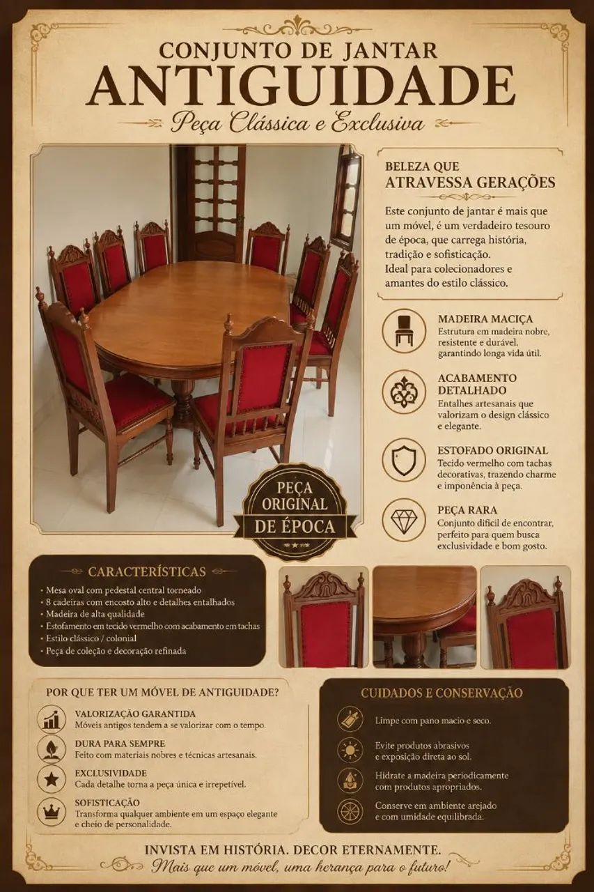 Arca e mesa antiga  - Foto 2