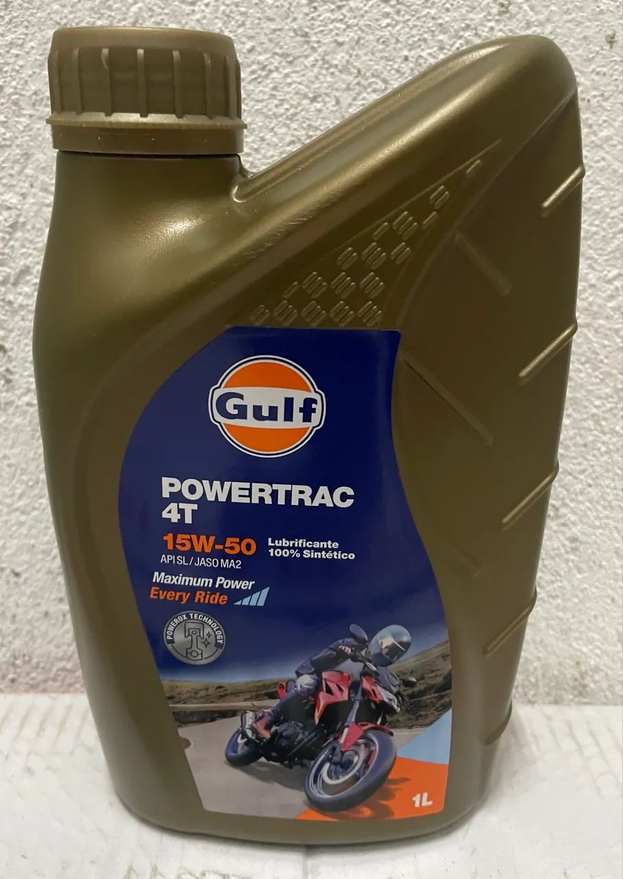 Óleo Gulf 15W50 para motos 