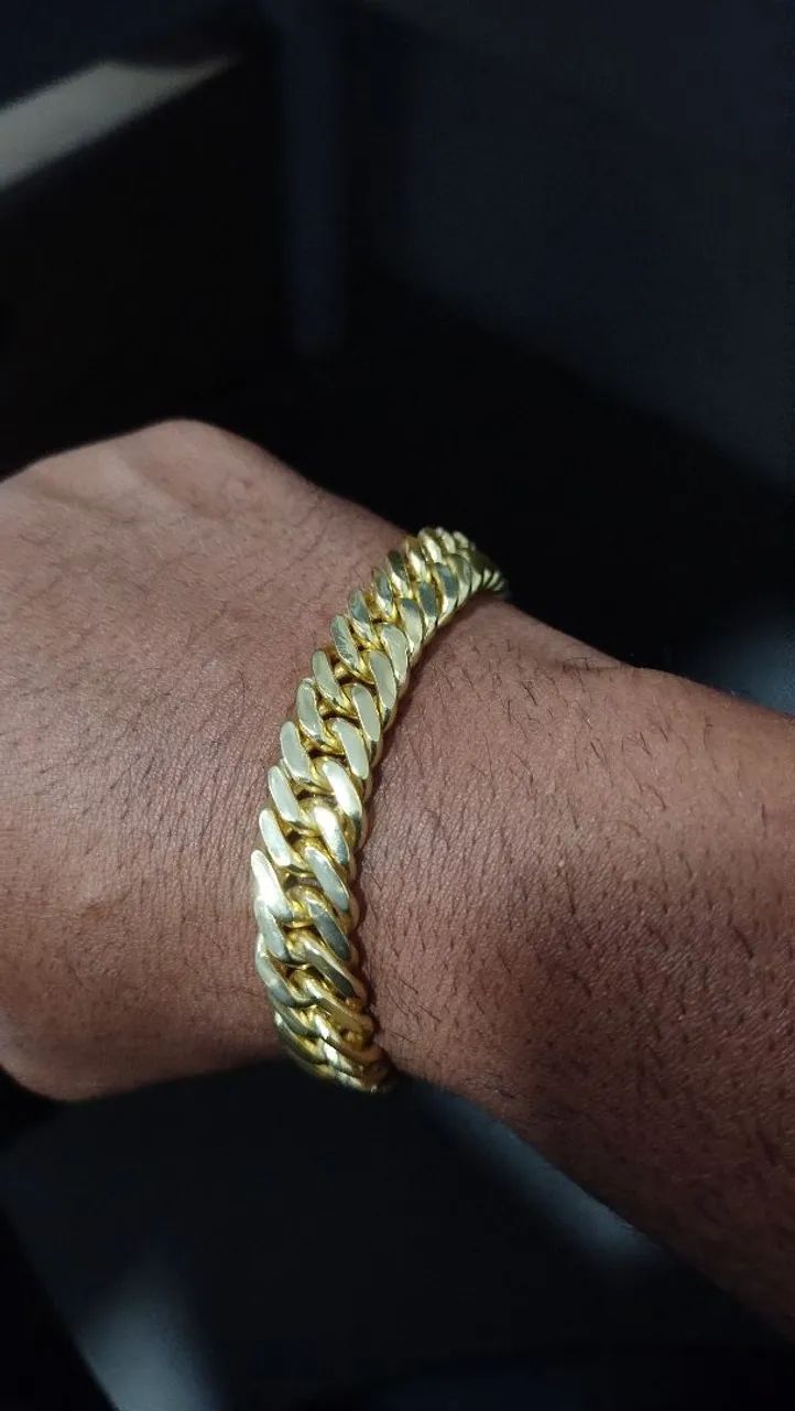 Pulseira banhado a ouro  - Foto 2