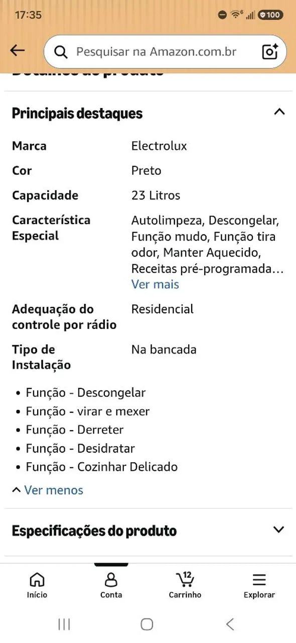 Micro-ondas Electrolux novíssimo! - Foto 4