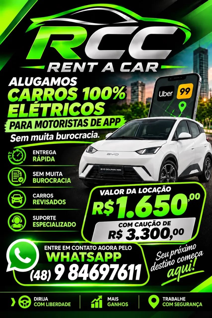 ALUGUEL DE CARRO PARA APP