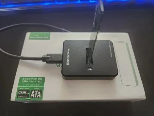 Case Nvme e m2 Sata Usb C Dock Station 
