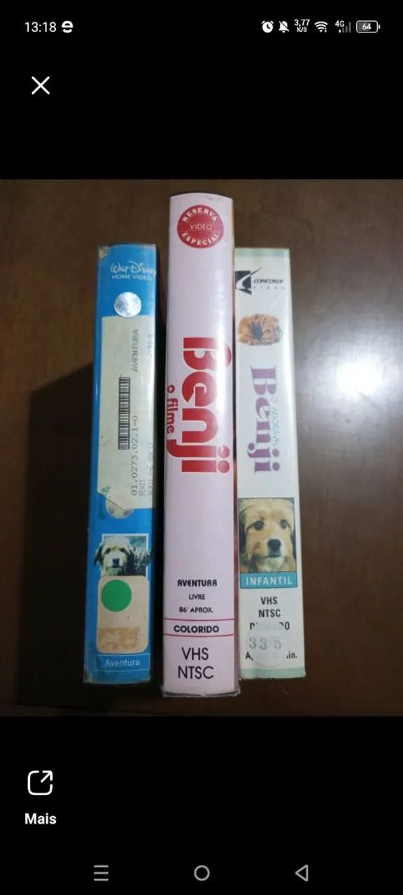 VHS Benji, Three Movies