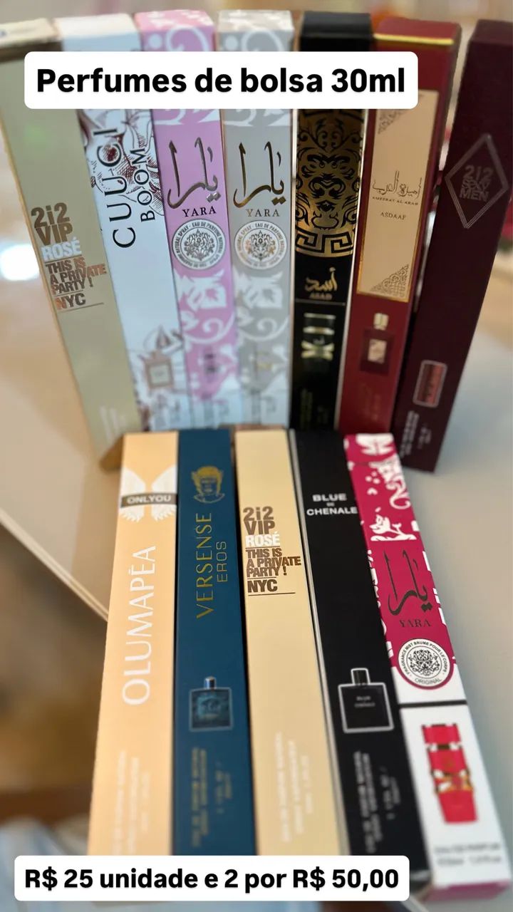 PERFUMES DE BOLSA E MINIATURAS  - Foto 2