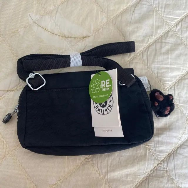 Bolsa Kipling Preta Pequena - Tiracolo - ORIGINAL - Foto 2