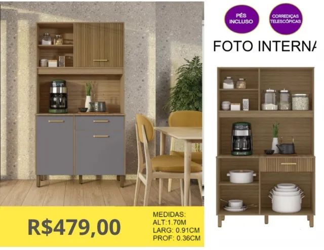 ARMARIO DE COZINHA KIT A PRONTA-ENTREGA 