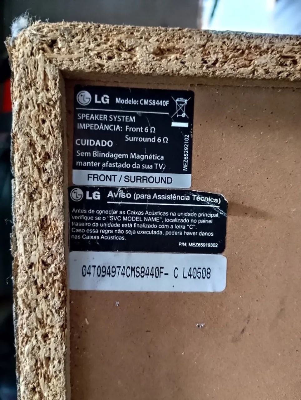 falantes 8pol 300w rms triwey lg cm8440  - Foto 3