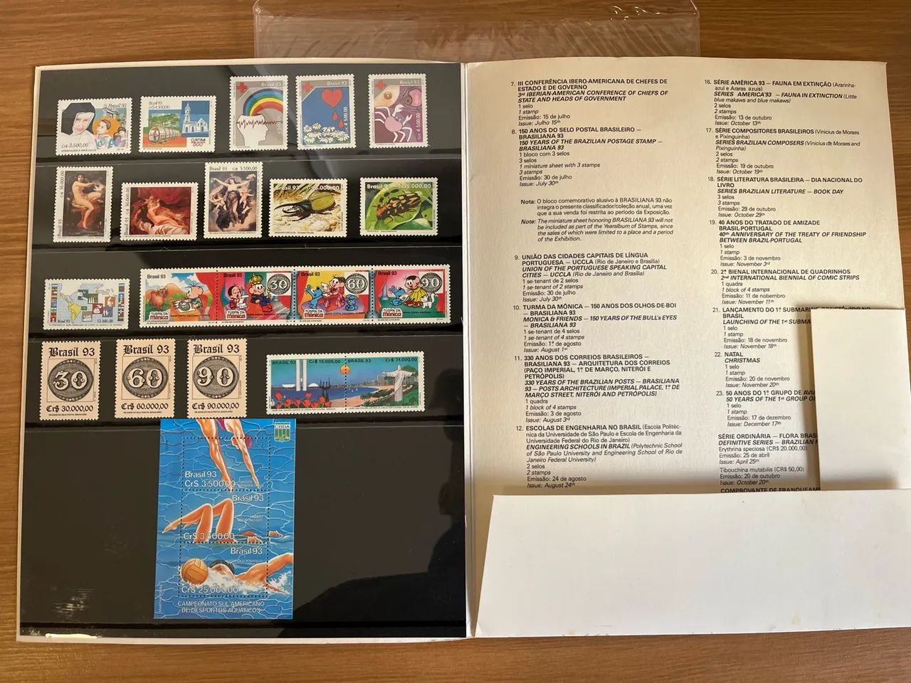 Coleção anual de selos 1993 - Foto 4