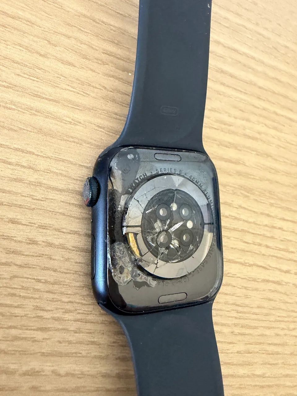 Apple Watch Series 8 45mm GPS + Celular (eSIM) - Produto Com Defeito - Leia  - Foto 6