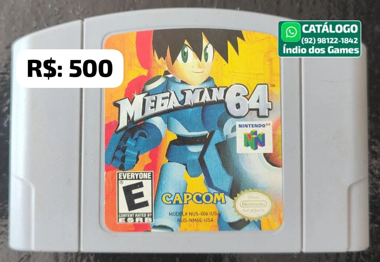 Megaman 64 = R$: 500